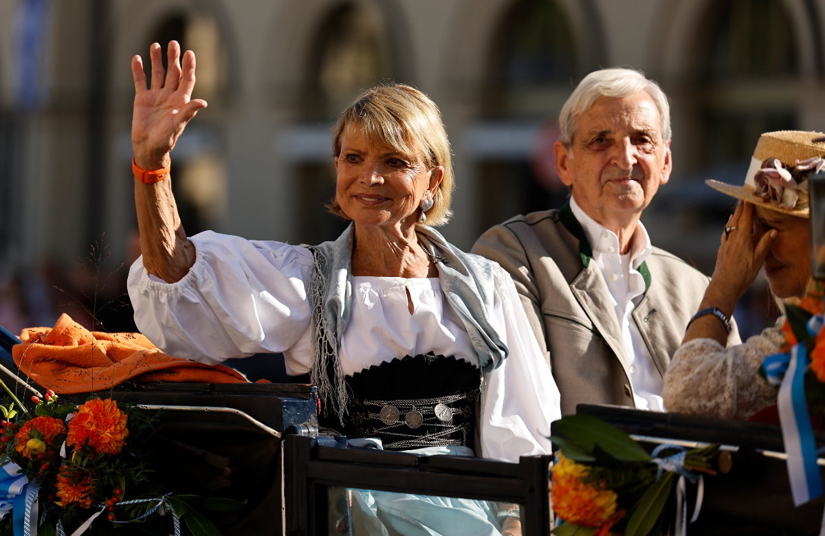 Uschi Glas mit Mann
