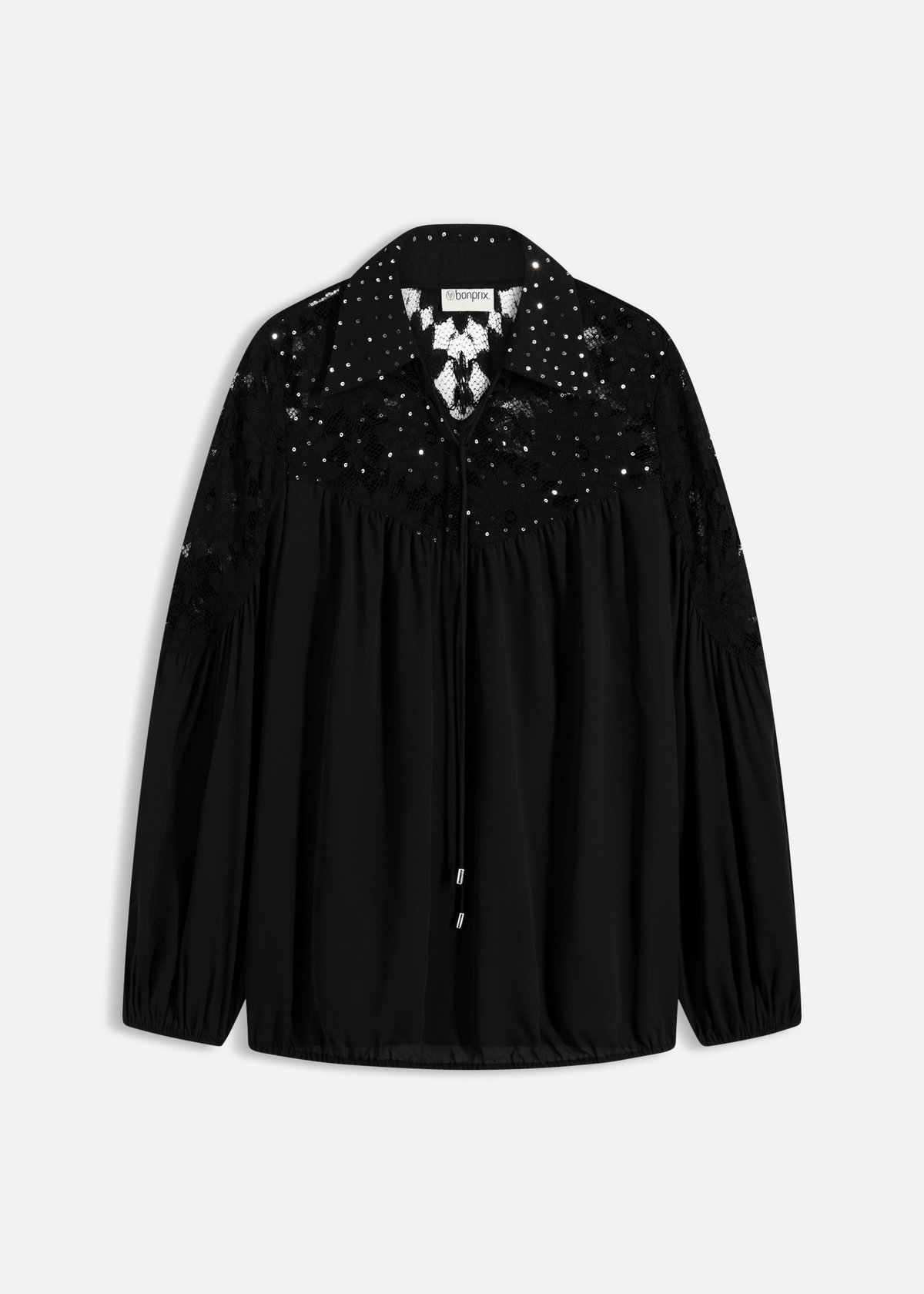 Spitzensache: Die Bluse sieht einfach toll aus.