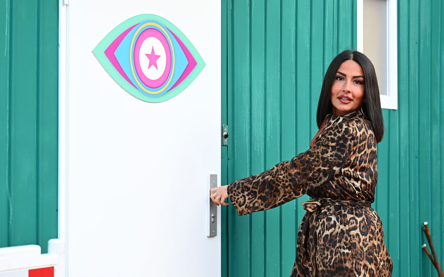 Christina Dimitriou bei ihrem Einzug ins "Promi Big Brother"-Haus