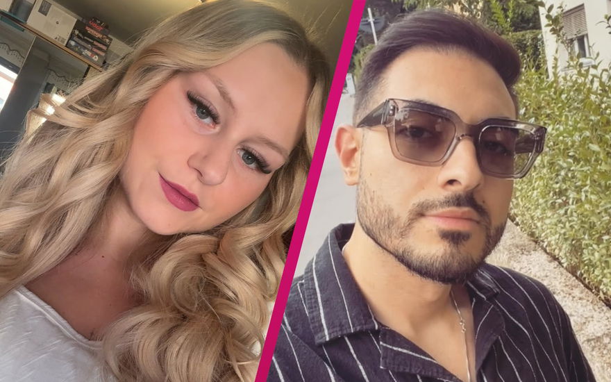 Sarah-Jane Wollny und Tinush Nasri, Selfies