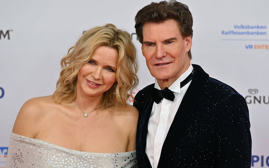 Veronica Ferres und Carsten Maschmeyer lächeln