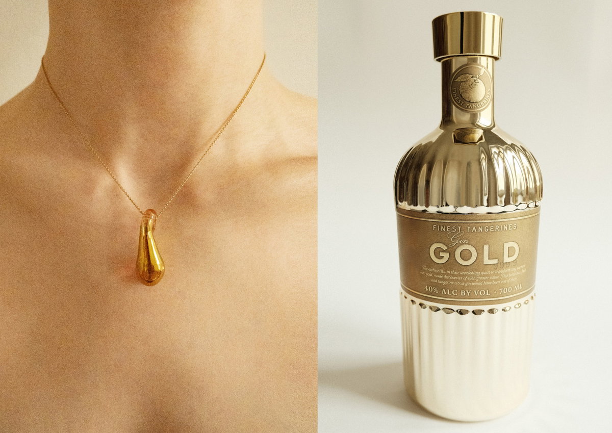 GIN GOLD x Malaika Raiss Kooperation Kette