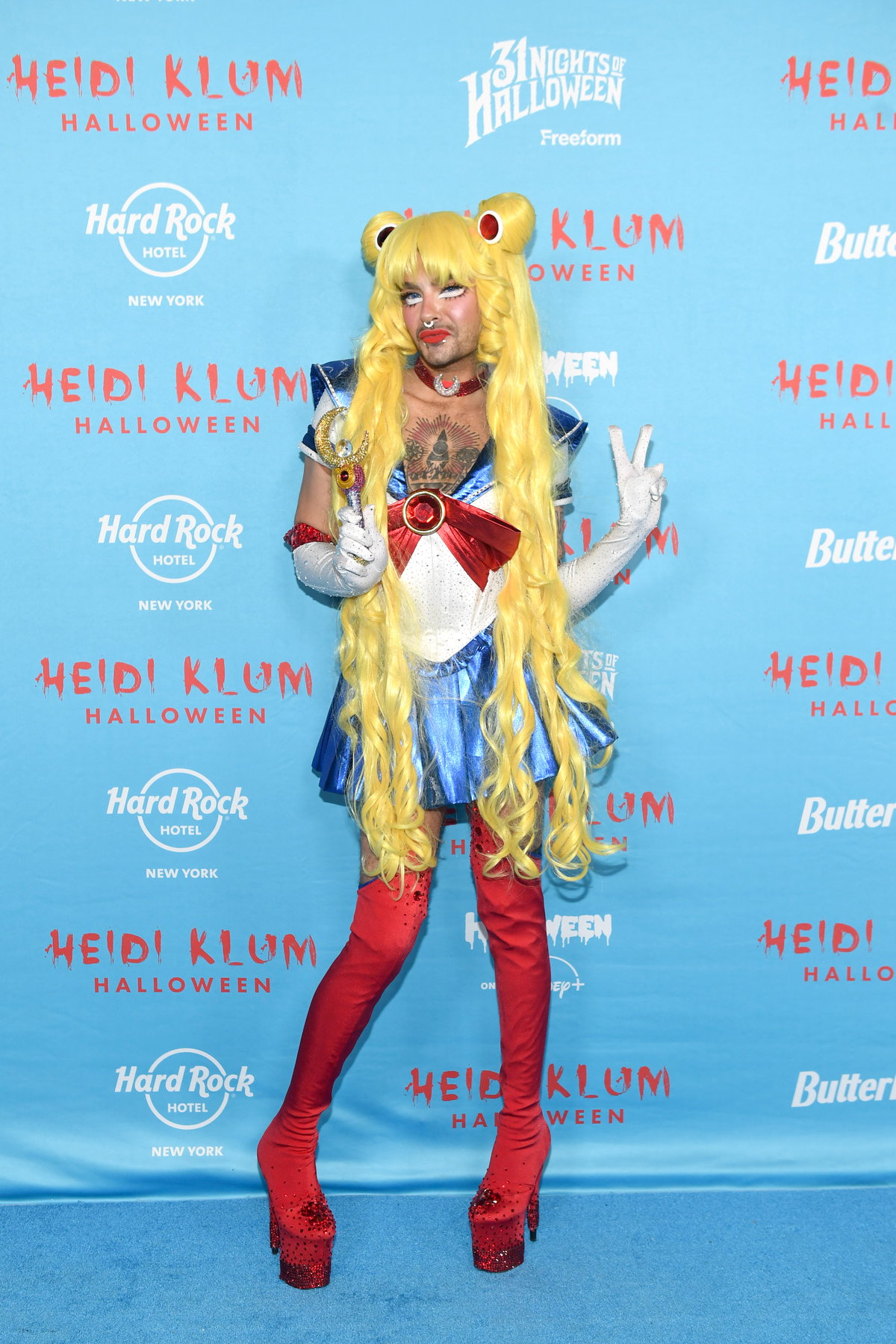 Bill Kaulitz auf Heidi Klums Halloween-Party 2025