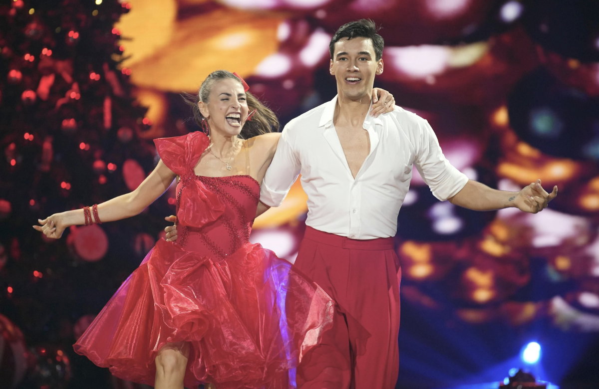 Ekaterina Leonova mit Diego Pooth