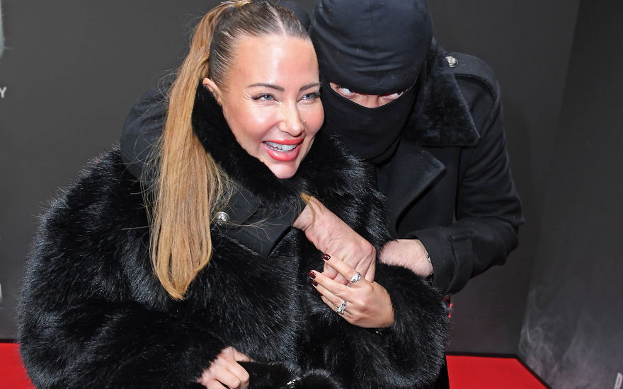 Rapper Haftbefehl mit Ehefrau Nina Anhan