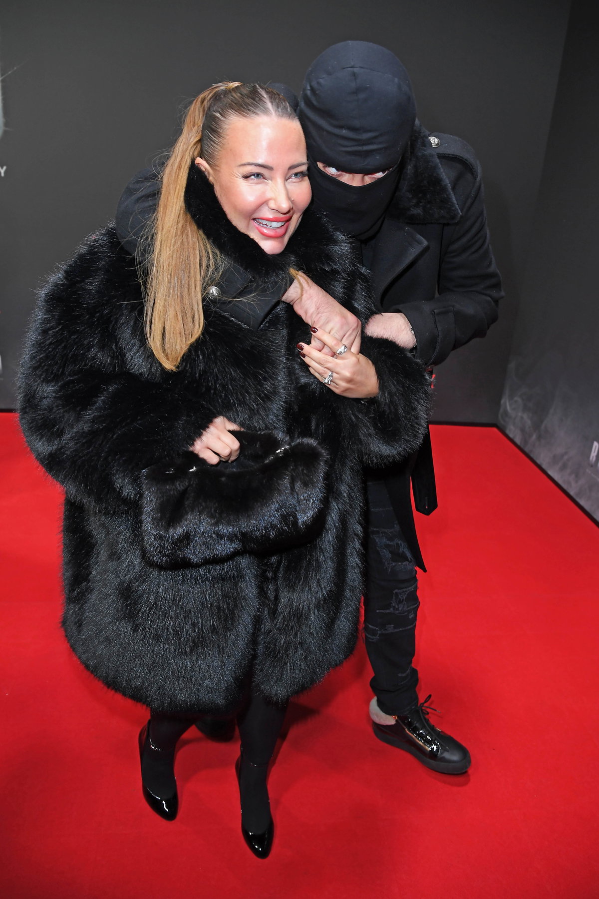 Rapper Haftbefehl mit Ehefrau Nina Anhan