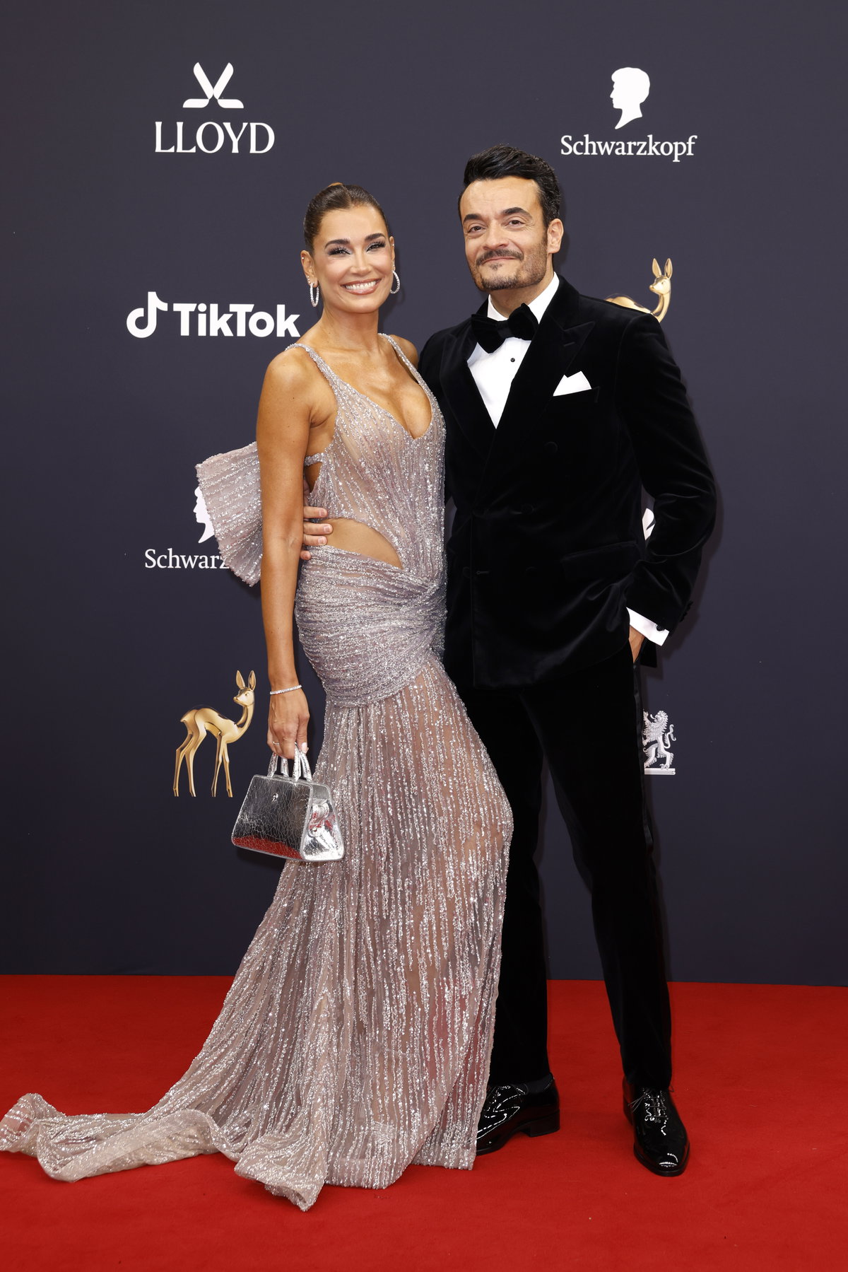 Jana Ina Zarrella und Giovanni Zarrella beim Bambi 2025