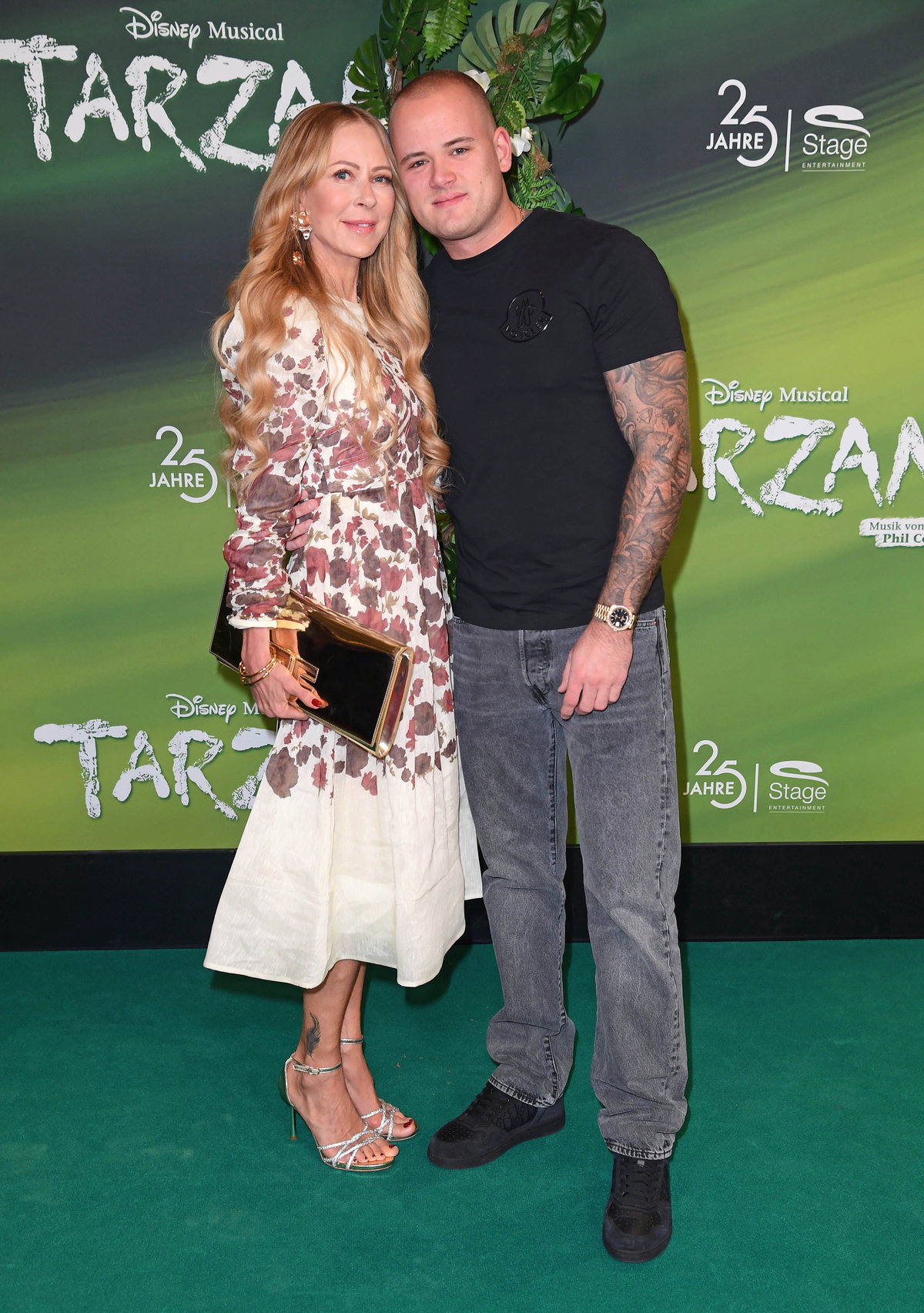 Jenny Elvers und Sohn Paul Elvers bei "Tarzan"-Premiere