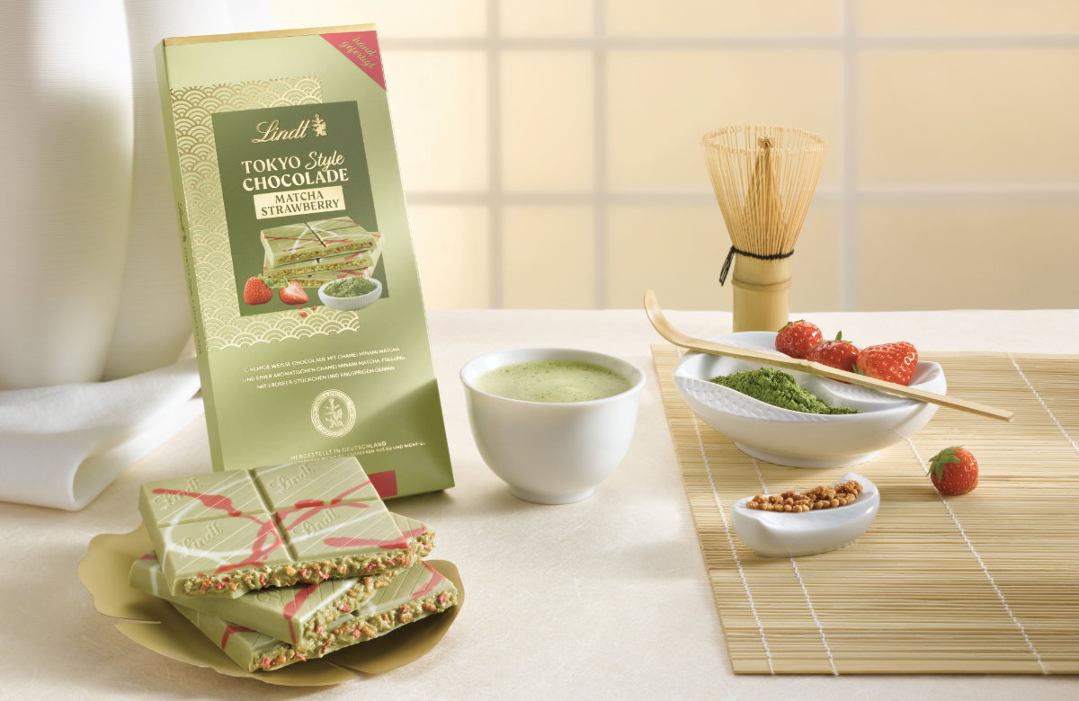 Lindt Matcha Strawberry