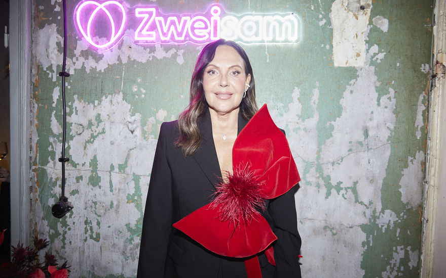 Natascha Ochsenknecht als Co-Hoste beim Zweisam-Soirée in Hamburg