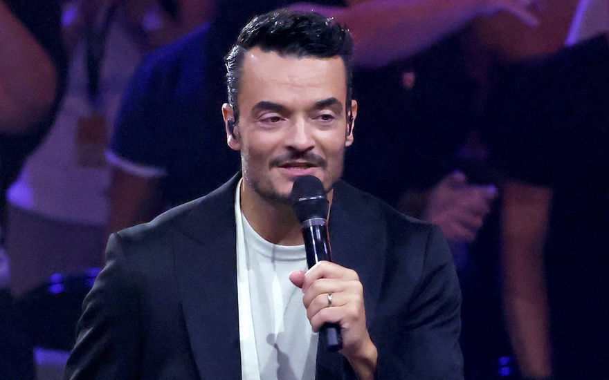 Giovanni Zarrella mit Mikrofon