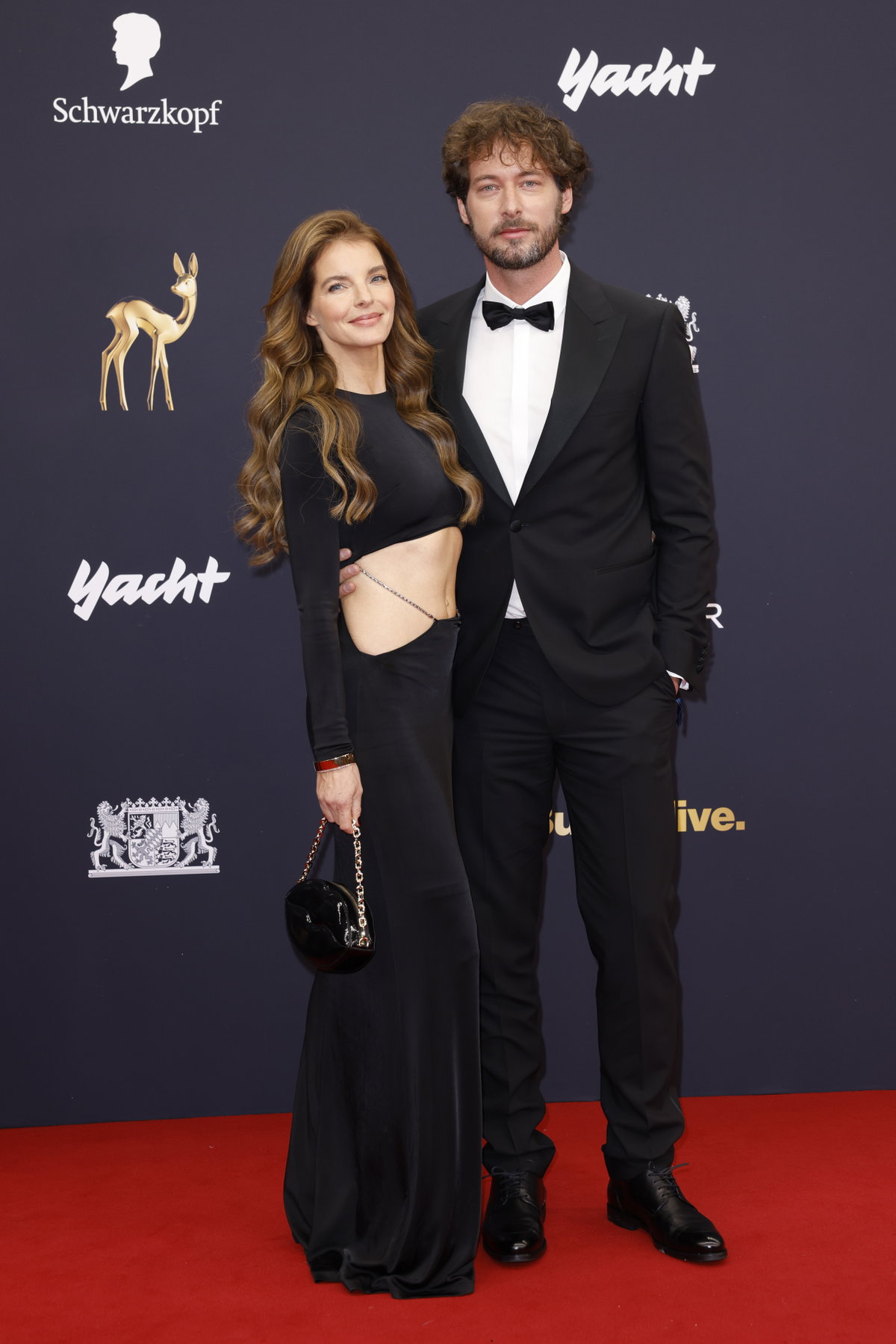 Yvonne Catterfeld und Partner Adam von Mack beim Bambi 2025