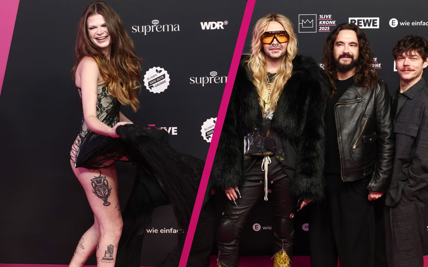 Ikkimel und Tokio Hotel bei der 1LIVE Krone in Bielefeld