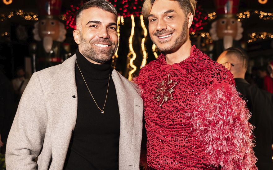 Sam Dylan und Rafi Rachek bei "Katy's Xmas Wonderland"-Party