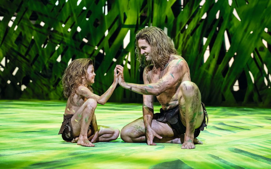 Tarzan Alexander Klaws und Sohn Lenny