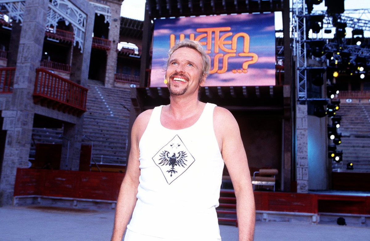 Thomas Gottschalk mit Zopf
