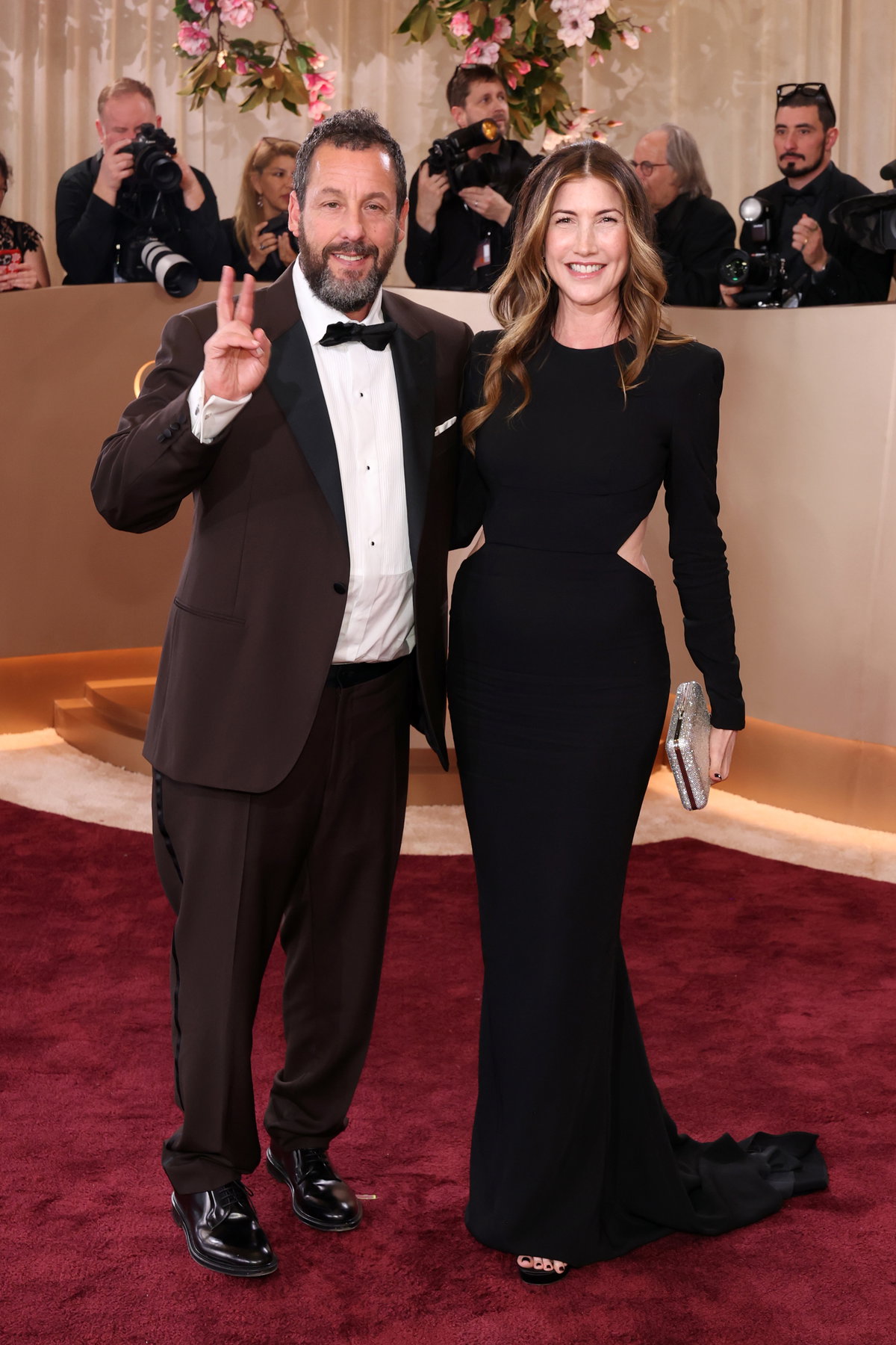 Adam Sandler und Jackie Sandler bei Golden Globes