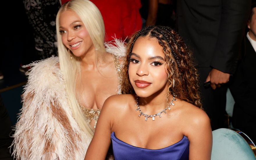 Blue Ivy Carter mit beyoncé