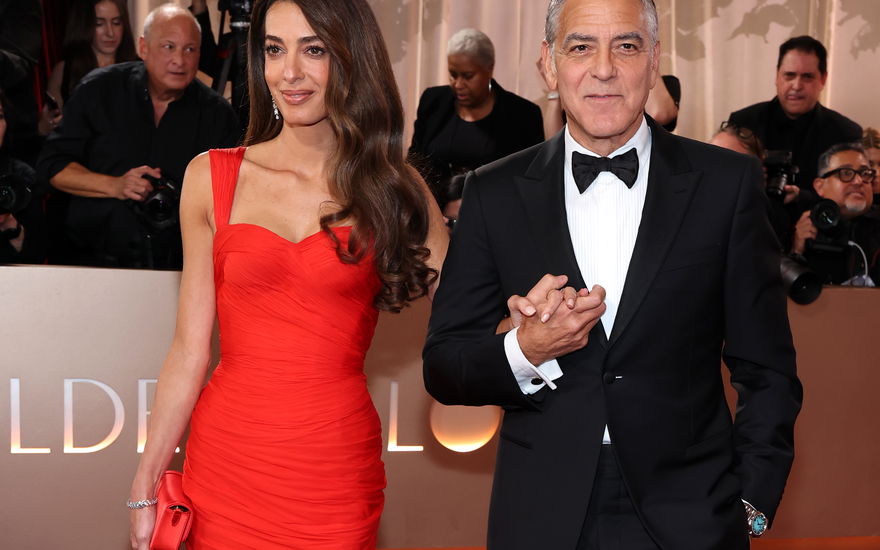 George Clooney und Amal bei Golden Globes