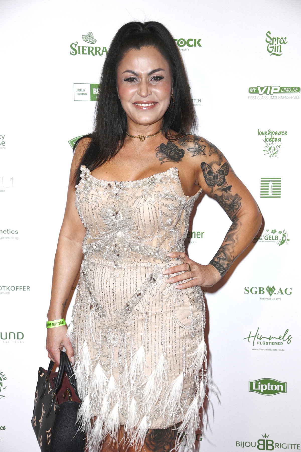 Jasmin Herren bei der Dschungelparty in Berlin zum Dschungelcamp-Start