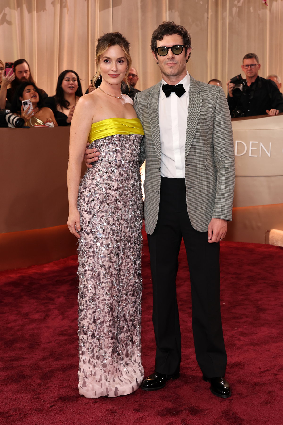 Leighton Meester und Adam Brody bei Golden Globes