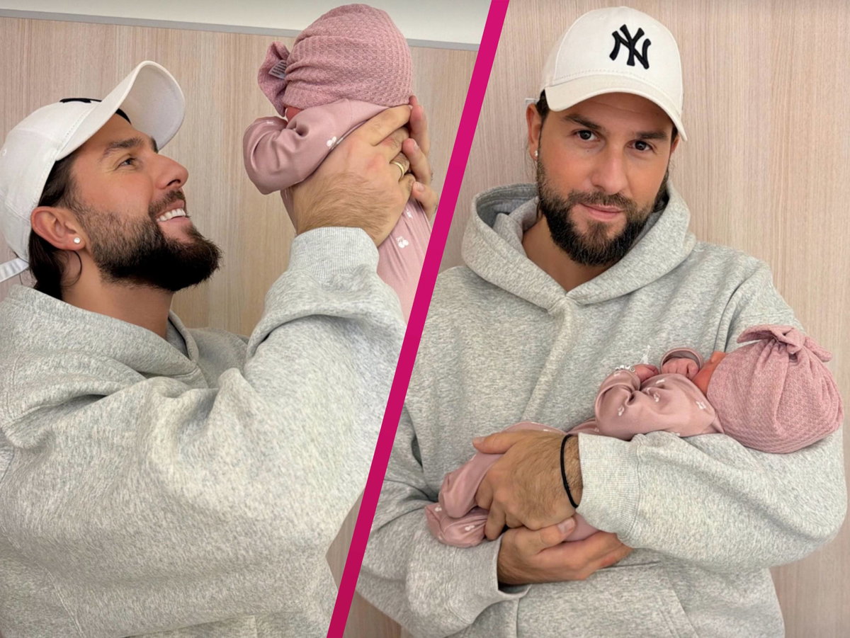 Maurice Dzwiak mit Tochter