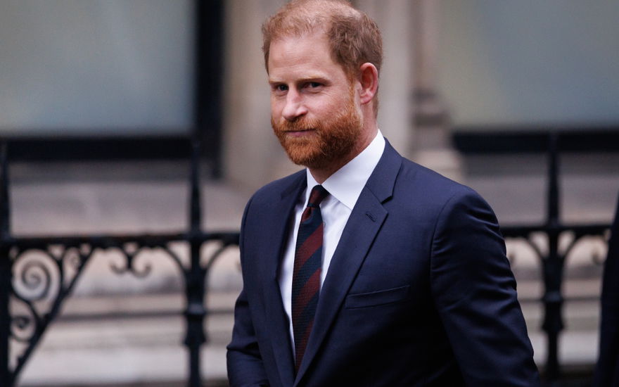 Prinz Harry auf der Straße