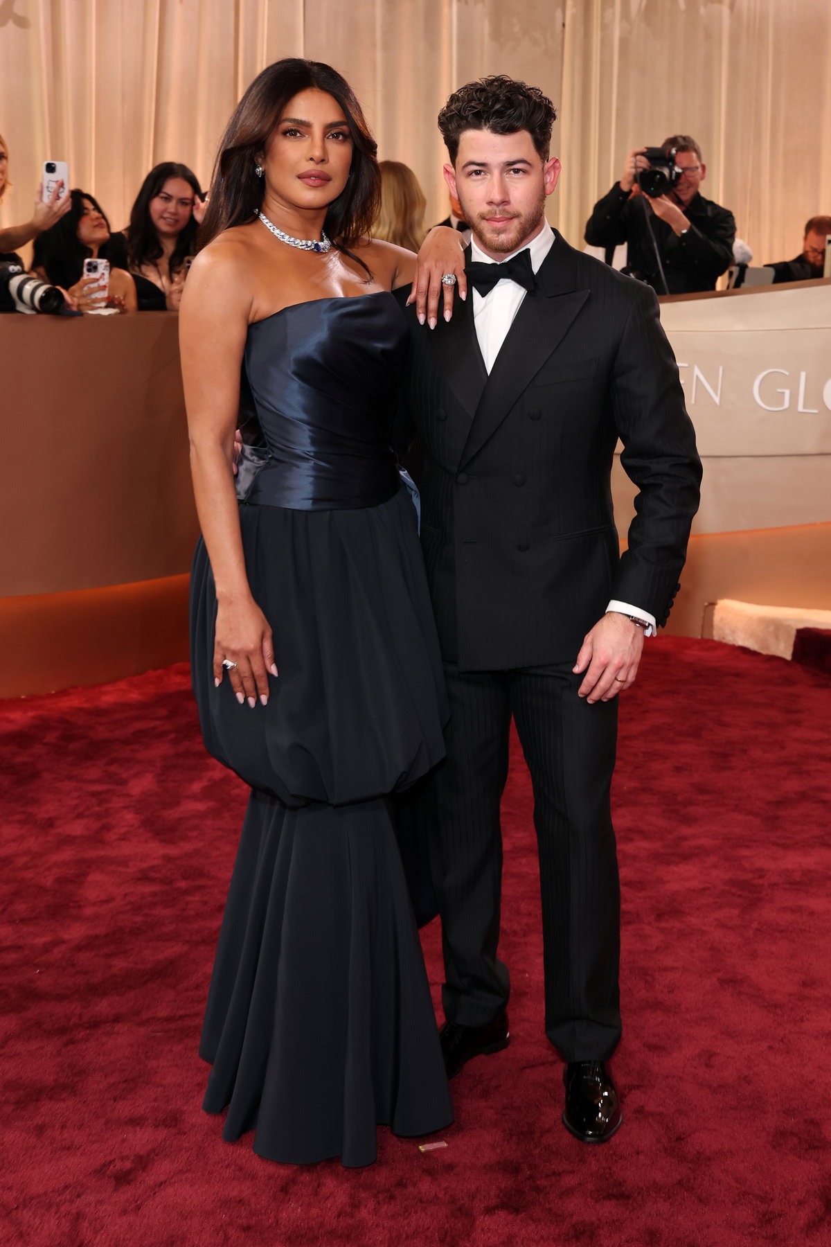 Priyanka Chopra Jonas und Nick Jonas bei Golden Globes