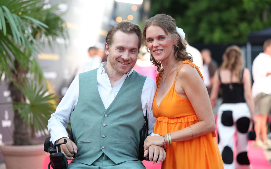 Samuel Koch mit Ehefrau Sarah Elena Koch