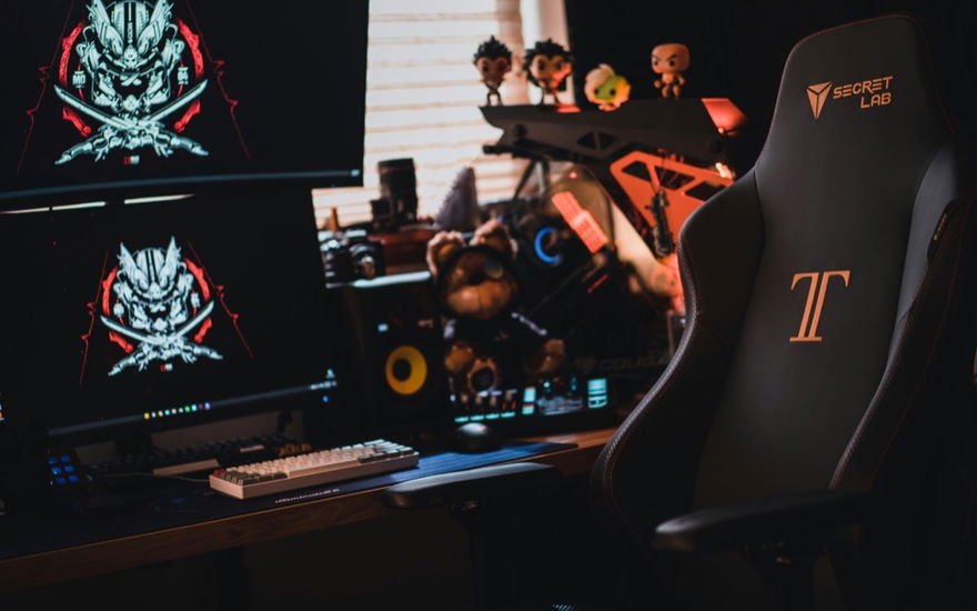 Das Set eines Streamers