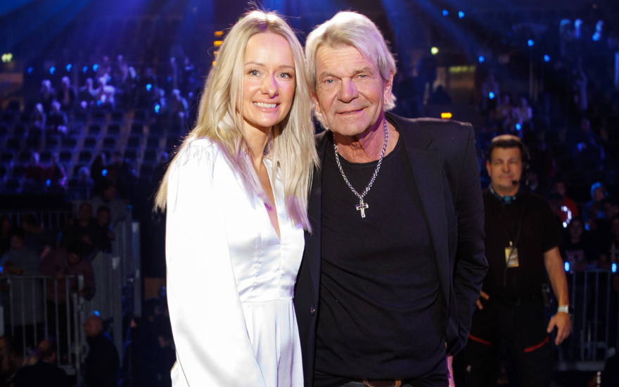 Christin Stark und matthias Reim in konzerthalle