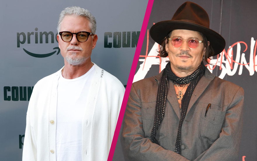 Collage von Eric Dane und Johnny Depp