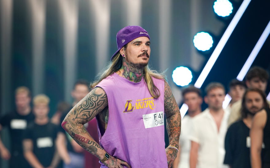 Jill beim GNTM-Casting