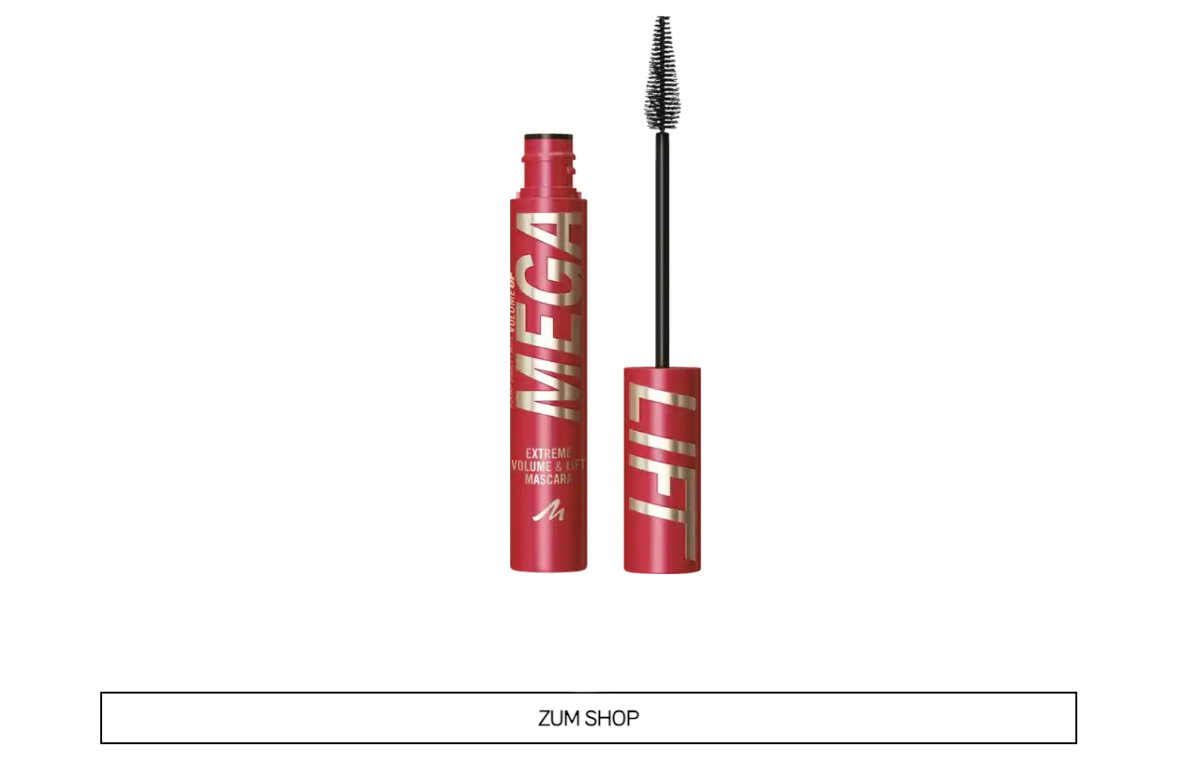 Mega Volume und Lift Mascara von Manhattan