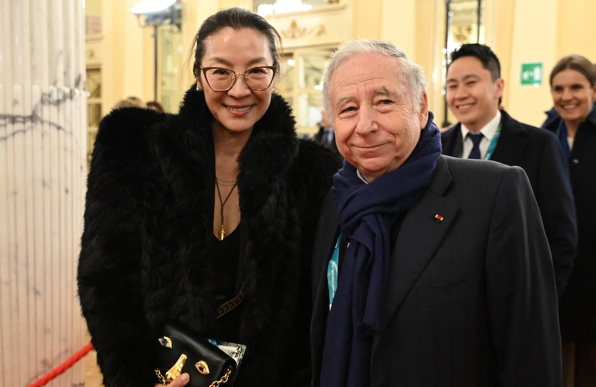 Michelle Yeoh und Ehemann Jean Todt bei Eröffnungszeremonie der SPiele