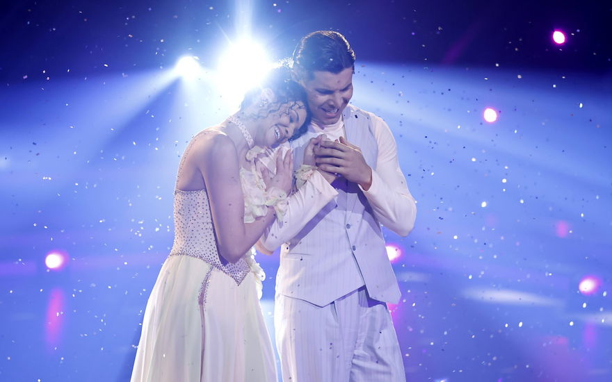 Betty Taube und Alexandru Ionel bei "Let's Dance"