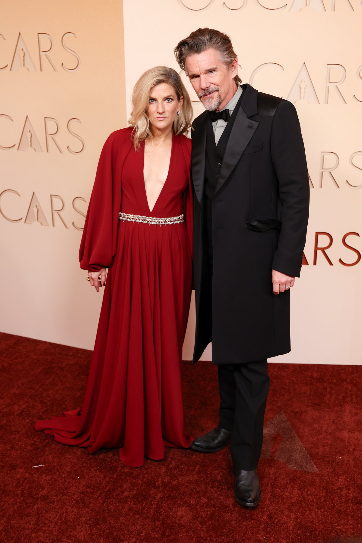 Ethan Hawke mit seiner Ehefrau Ryan Hawke
