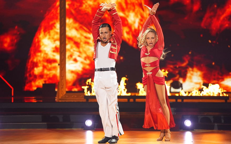 Milano und Marta Arndt bei Lets Dance beim Paso Doble