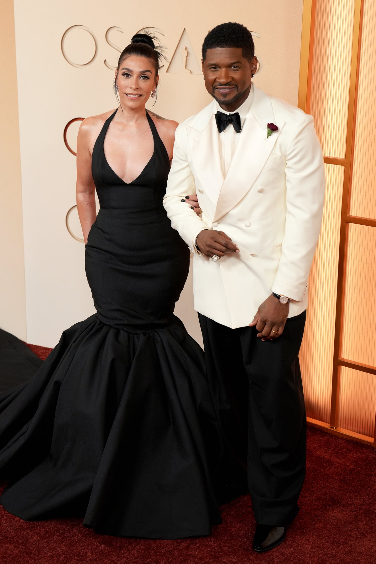 Jennifer Goicoechea und Usher bei den Oscars 2026