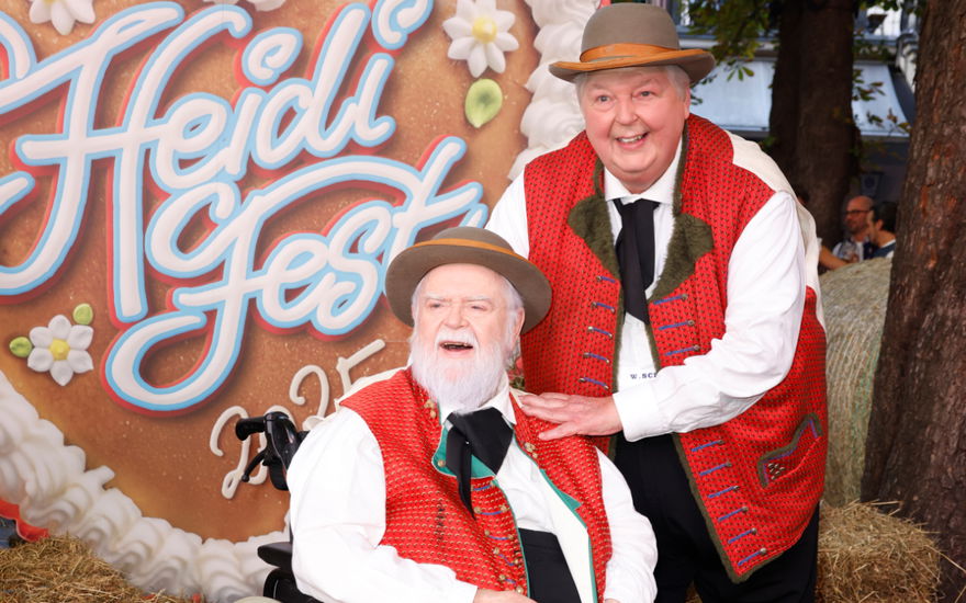 Wildecker Herzbuben beim Heidifest im Oktober