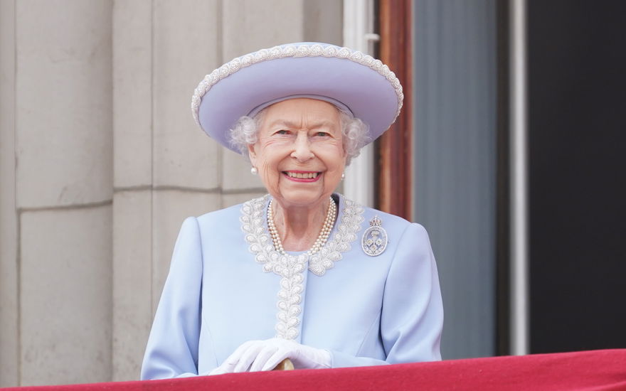 Zur Erinnerung an Queen Elizabeth II. an ihrem Thronjubiläum