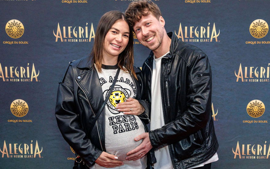 Renata Lusin mit Babykugel