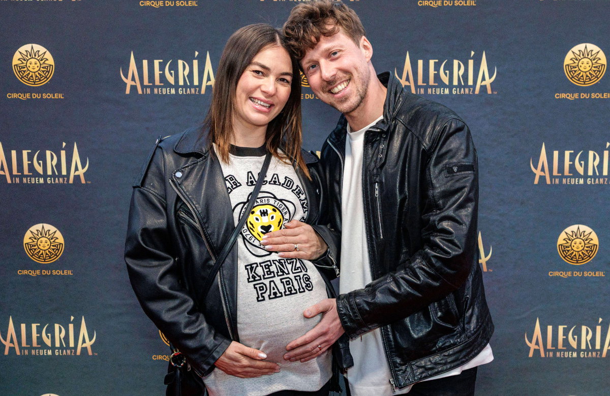 Renata Lusin mit Babykugel