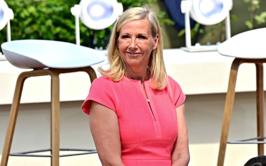 Andrea Kiewel im Fernsehgarten