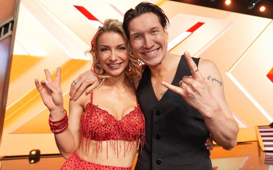 Anna-Carina Woitschack und Evgeny beim Lets Dance Viertelfinale