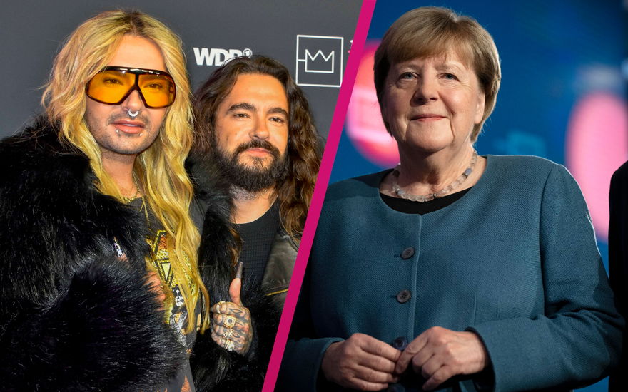 Bill & Tom Kaulitz, Angela Merkel Collage
