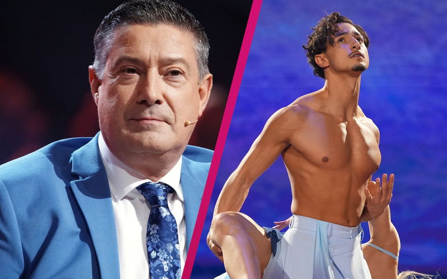 Collage Joachim Llmabi und Milano bei Lets Dance