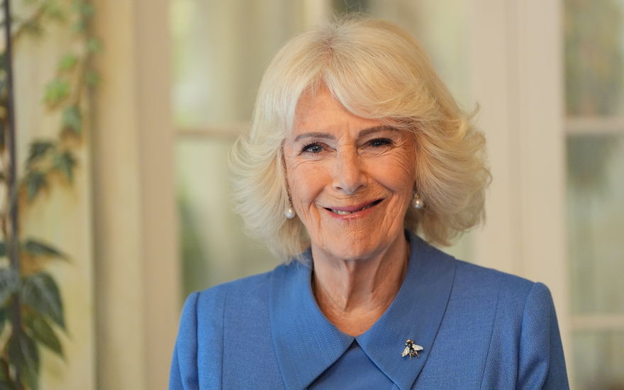 Königin Camilla bei der Eröffnung der Monarchy exhibition in London