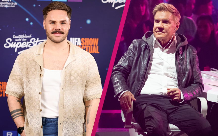 Daniel Schuhmacher mit Dieter Bohlen