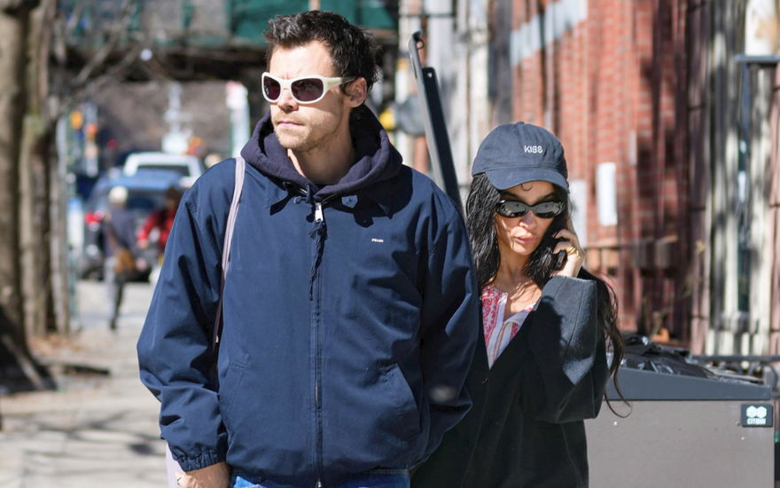 Harry Styles mit Zoe Kravitz in New York